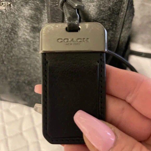 ****Authentic*** Coach Rabbit or Racoon Fur Hand Bag - Picture 4 of 10